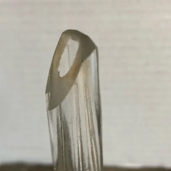 Vtg Large Ribbed Glass Funnel - Picture 6 of 9